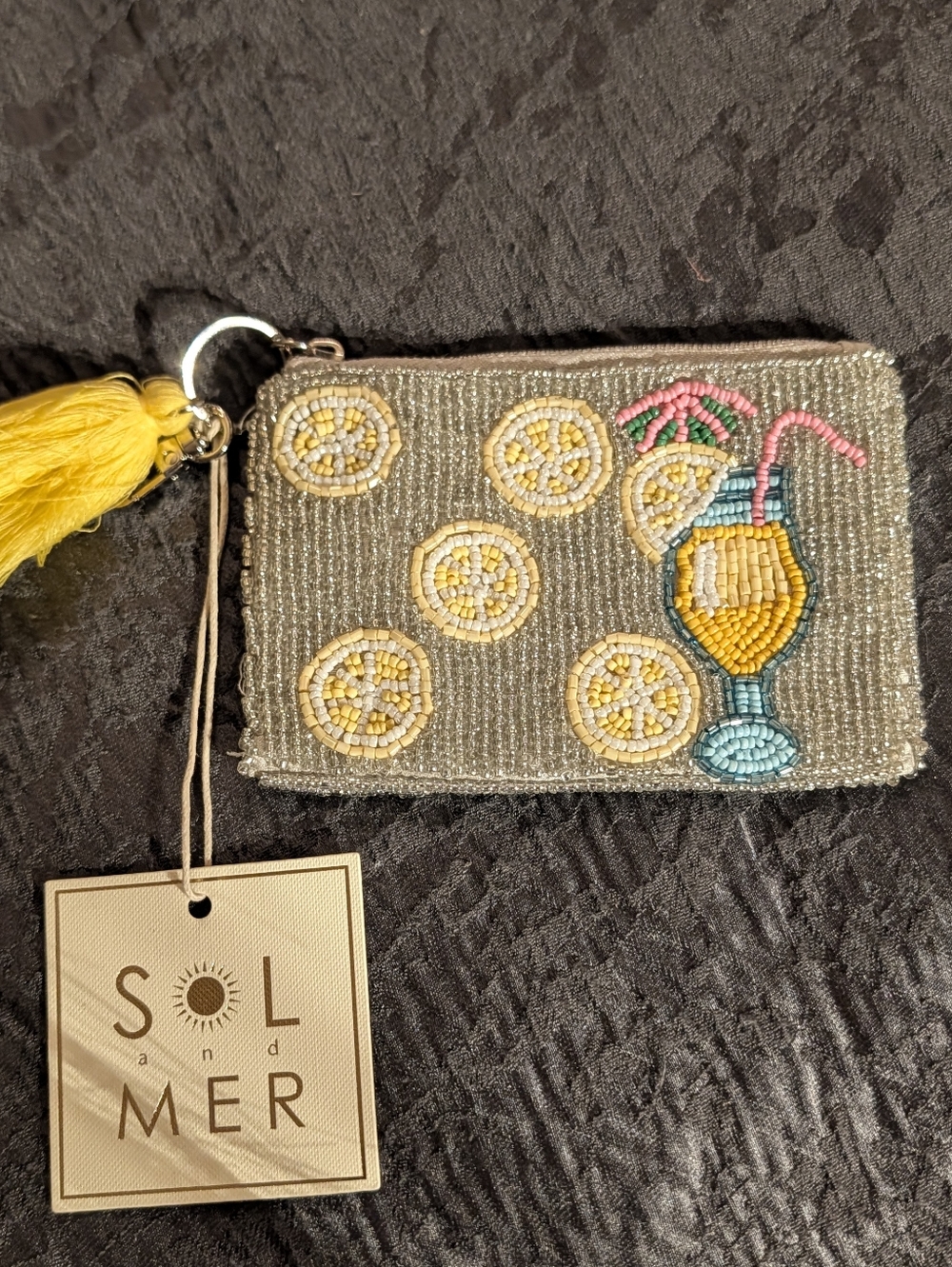 Wandering Moon & Sol and Mer Beaded Zipper Pouches 7pc Lot - Picture 11 of 16